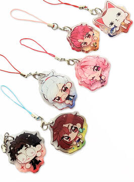 dandadan phone charms